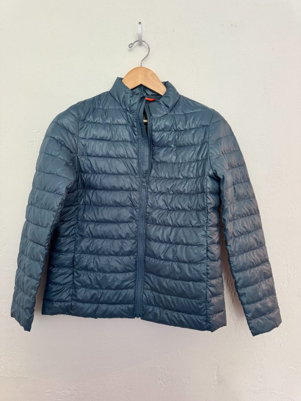 Primary Puffer Jacket | Slate Blue | Size Medium